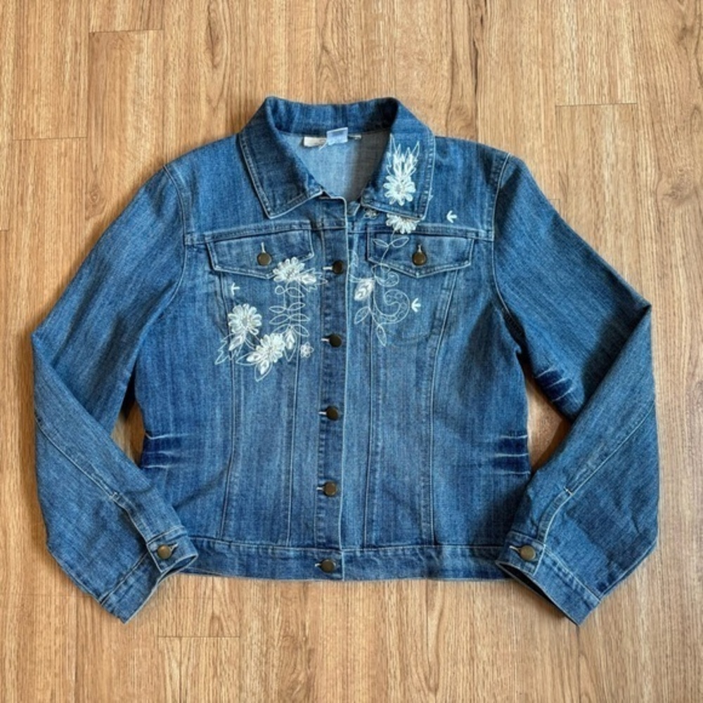 Vintage Suzette embroidered Jacket size large
